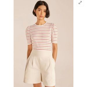 Rebecca Taylor A-line puffed sleeve tee (L)